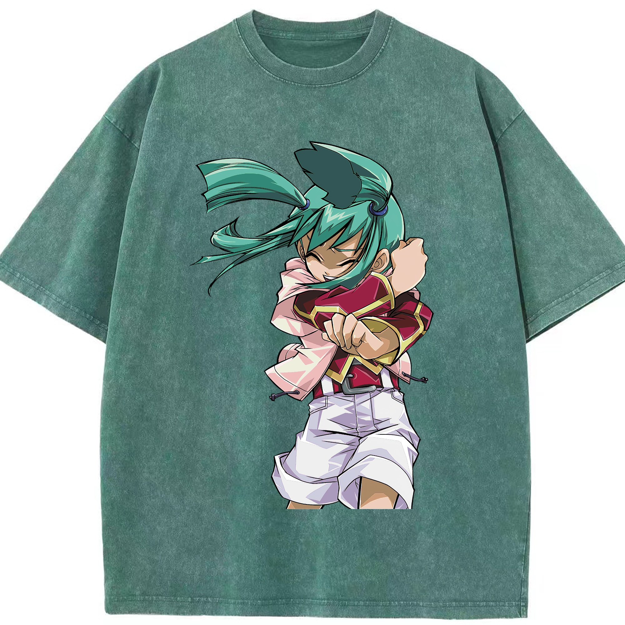 （画像用） 遊☆戯☆王 Yu-Gi-Oh! 綿100% ヴィンテージ風 半袖Tシャツ（フロントプリント）